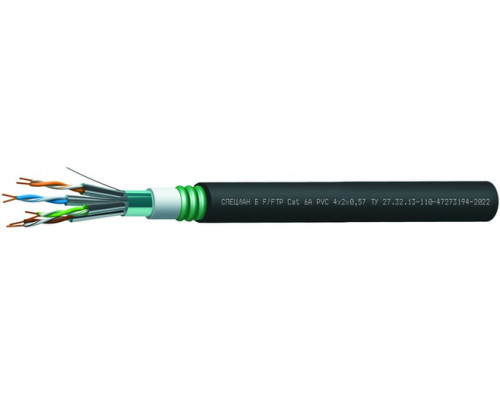 СПЕЦЛАН Б F/FTP Cat 6A PVC
