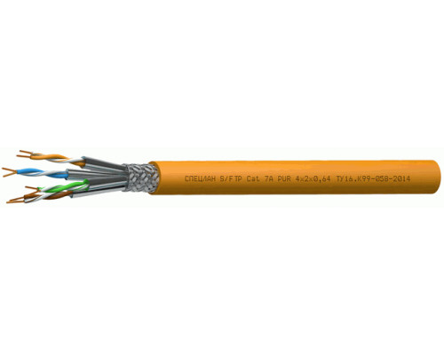 СПЕЦЛАН S/FTP Cat 7A PUR
