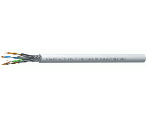 СПЕЦЛАН S/FTP Cat 7A PVC